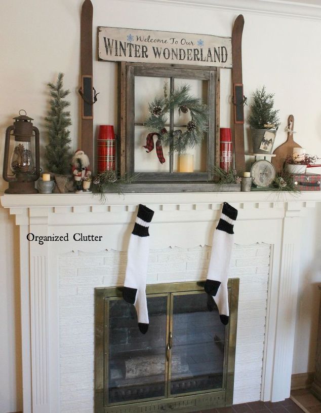Vintage Mantle Decor HC37 – Roc munity Vintage christmas mantel