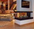 Open Fireplace Inspirational 3 Sided Fireplace Design