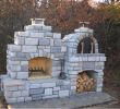 Outdoor Brick Fireplace Kits New Wood Fired Outdoor Brick Pizza Oven and Outdoor Fireplace by