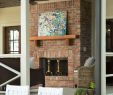 Outdoor Brick Fireplace New Outdoor Brick Fireplace with Timber Mantel sources On Home