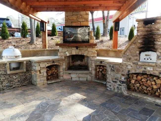 Outdoor Brick Fireplace Plans Luxury Outdoor Kitchen with Pizza Oven Unique Outdoor Fireplace