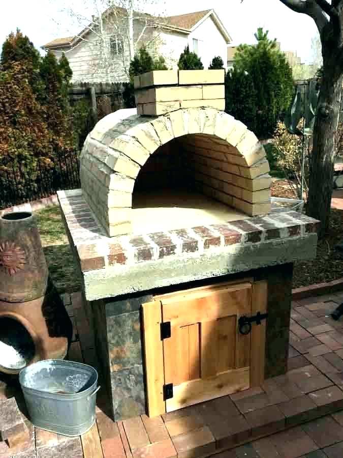 Outdoor Brick Fireplace Plans Unique Outdoor Pizza Oven Brick – Fristonio