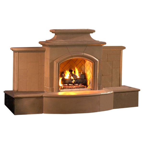 Outdoor Chimney Fireplace New American Fyre Designs Grand Mariposa Outdoor Fireplace