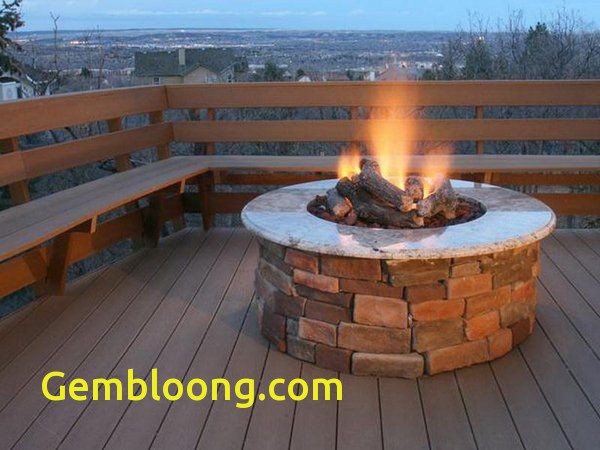 Outdoor Deck Fireplace Beautiful Outdoor Fire Bowls New Diy Propane Fire Pit Brick Concrete