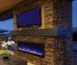 Outdoor Electric Fireplace with Heat Elegant Amantii Panorama Deep 50″ Built In Indoor Outdoor Electric