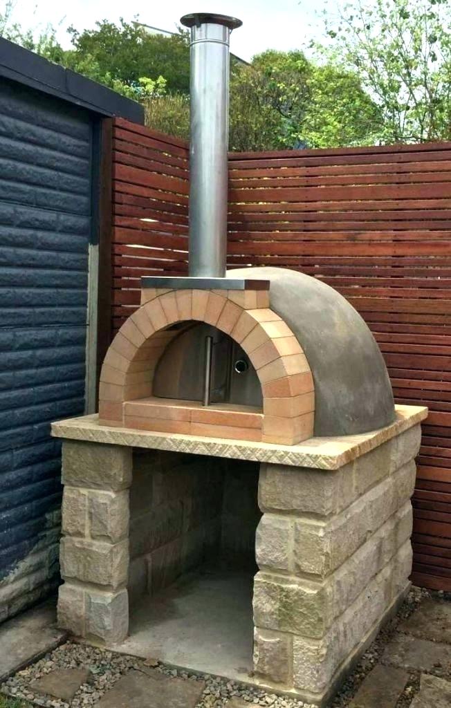 Outdoor Fireplace and Pizza Oven Combination Plans Elegant Outdoor Wood Burning Pizza Oven Fireplace with Kitchen