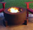 Outdoor Fireplace Grate Fresh 30" Round Cor Ten Steel Fire Pit