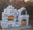 Outdoor Fireplace Kit for Sale Beautiful Wood Fired Outdoor Brick Pizza Oven and Outdoor Fireplace by