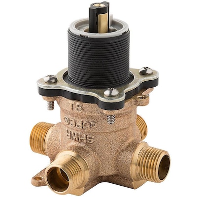 1 2 in ID Iron Pipe Size x 1 2 in OD Iron Pipe Size Brass Diverter Valve