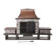 Outdoor Fireplace Kit Lowes Elegant Bel Aire 51 97 In Wood Burning Outdoor Fireplace