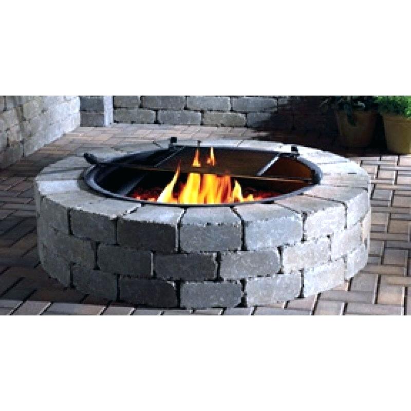 lowes fire pit kit image pd propane diy square gas