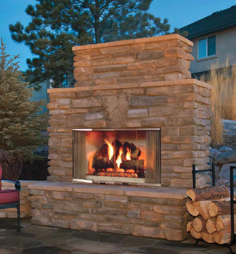 Outdoor Fireplace Kits Wood Burning Beautiful Majestic Montana 42" Outdoor Stainless Steel Wood Burning Fireplace with Traditional Refractory