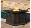 Outdoor Fireplace Propane Fresh Ooaxa 33 5 Cast Mgo Gas Fire Pit Square Copper Brown