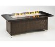 Outdoor Gas Fireplace Table Awesome Dark Brown Modern All Weather Wicker Aluminum sofa Sectional