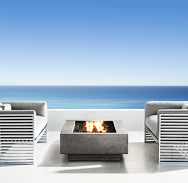 Outdoor Gas Fireplace Table Fresh Ixtapa Rectangular Fire Table