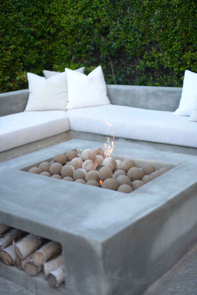 Outdoor Gas Fireplace Table Fresh Our Outdoor Renovation O U T D O O R