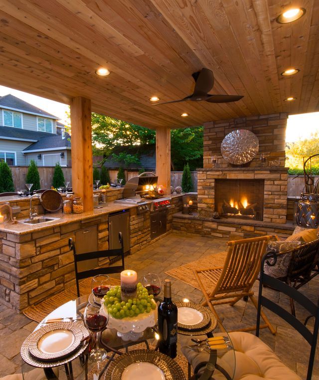 Outdoor Kitchen and Fireplace Luxury Pin by Daniel On Outdoor Kitchens In 2019