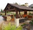 Outdoor Kitchen with Fireplace New Covered Outdoor Kitchen Fireplace Outdoor Living