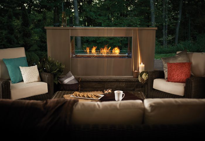 Outdoor Linear Fireplace Lovely the Galaxy Linear Outdoor Gas Fireplace From Napoleon is An