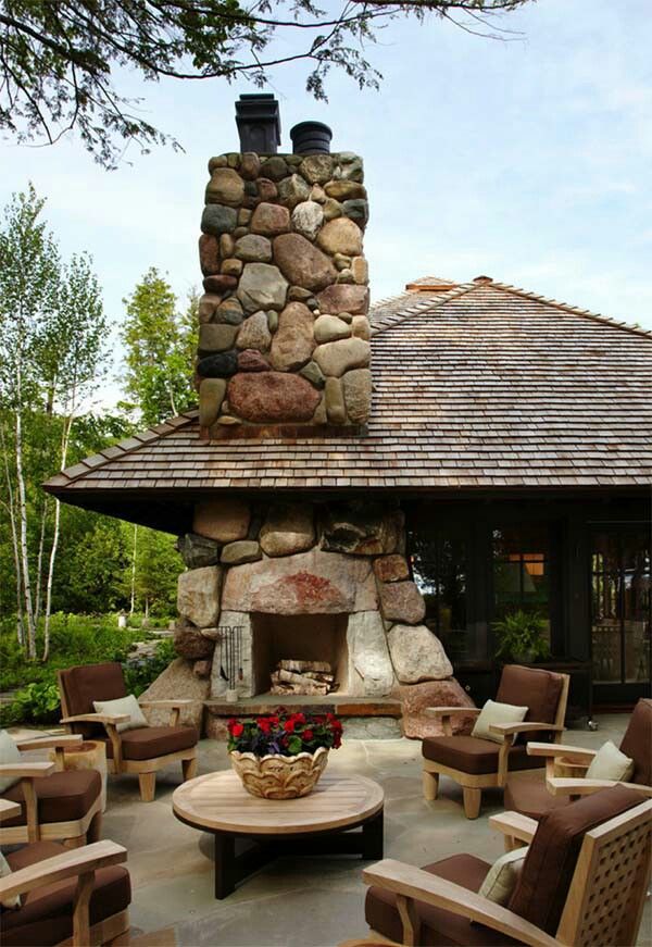 Outdoor Living Spaces with Fireplace Fresh Pin On Fireplaces Kitchens