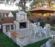 Outdoor Patio Fireplace Elegant Pavestone Rumblestone 84 In X 38 5 In X 94 5 In Outdoor