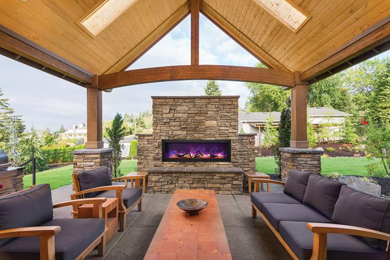 50 Modern Outdoor Fireplaces Modern Blaze 3 1024x1024