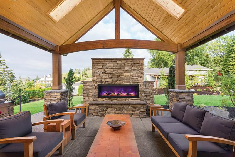 Outdoor Patio Fireplace Ideas New 50 Modern Outdoor Fireplaces Modern Blaze