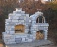 Outdoor Stone Fireplace Kits Luxury Wood Fired Outdoor Brick Pizza Oven and Outdoor Fireplace by