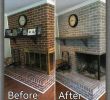 Painted Brick Fireplace before and after Elegant Happy Lahor Day Everyone Tami is Ting This Fireplace