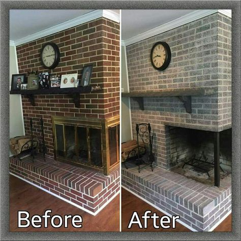 Painted Brick Fireplace before and after Elegant Happy Lahor Day Everyone Tami is Ting This Fireplace