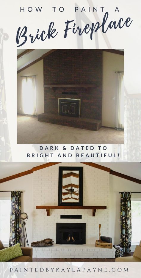 Painted Brick Fireplace Colors New 263 Best Fireplaces Images In 2019