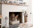 Painted Brick Fireplace White New Rustic Wall Decor Ideas Fireplace