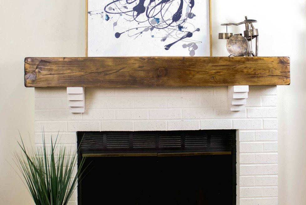 Painted Fireplace Mantels Lovely Diy Rustic Fireplace Mantel Shelf Fireplace Design Ideas