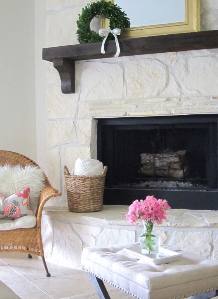 Painted Stone Fireplace Luxury Painted Stone 70s Rock