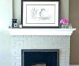 Painting Brick Fireplace White Awesome Gray Fireplace Mantel – Cocinasaludablefo