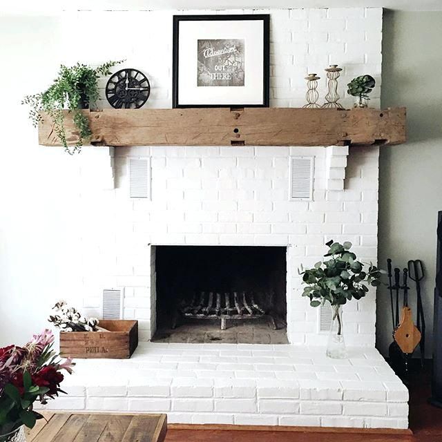 Painting Brick Fireplace White Awesome White Brick Fireplace It Only took A Few Years to Convince