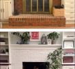 Painting Brick Fireplace White Beautiful Pin by Susan Draper On Home Ideas
