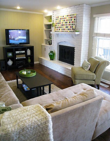 Painting Brick Fireplace White Fresh Painted Her Brick Fireplace White I Love It I Am so