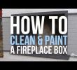 Painting Brick Fireplace White Unique How to Paint A Fireplace Box Hgtv