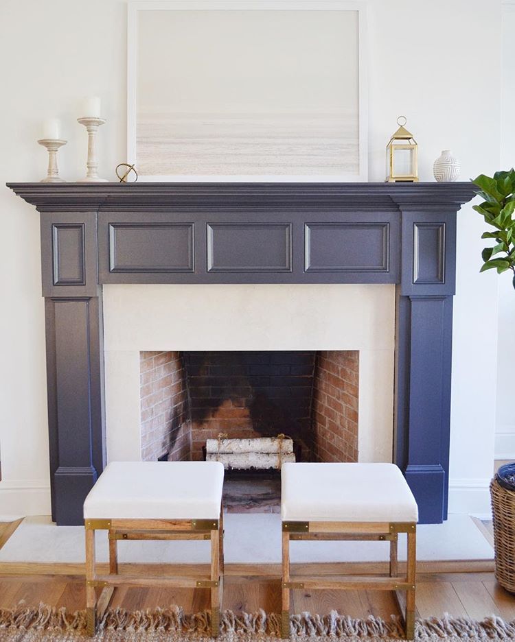Painting Fireplace Mantle Elegant Irina Homesweethillcrest • Instagram Photos and Videos