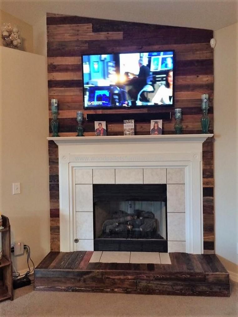 Pallet Fireplace Awesome We Have Shown You the Wall Art Idea for the toilet now Here