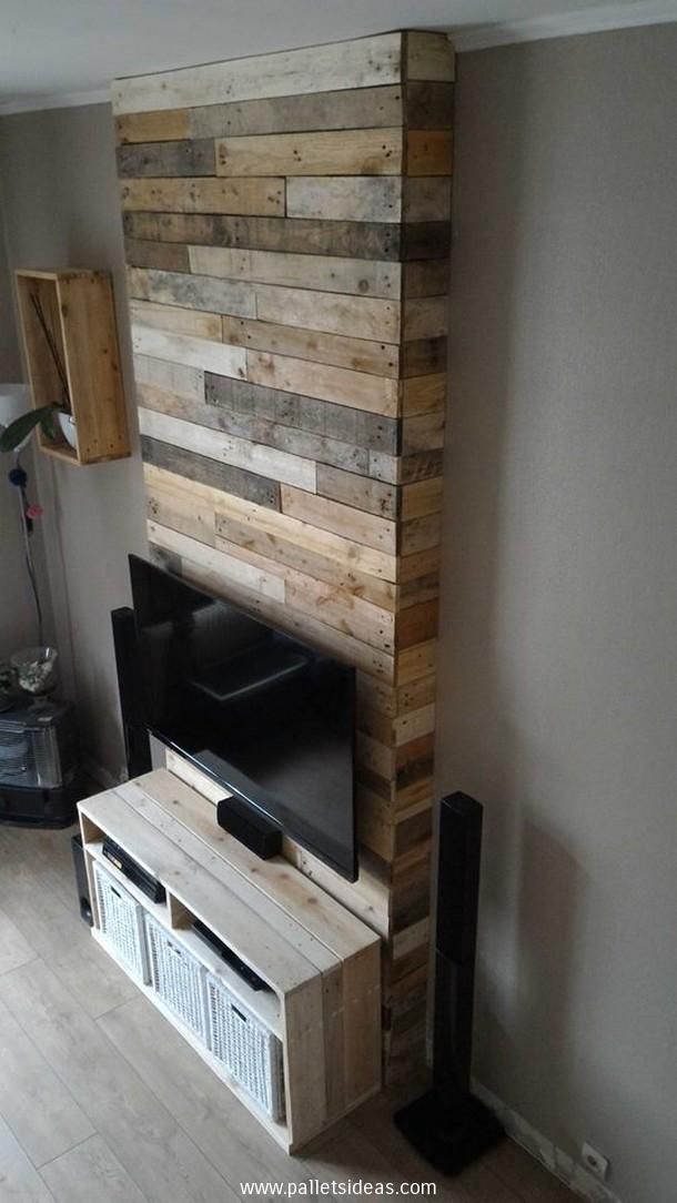 Pallet Wood Fireplace Lovely 20 Projects for Pallet Wood Recycling Home