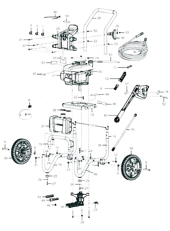 Parts Of A Fireplace Diagram Beautiful Karcher Electric Pressure Washer Parts Diagram