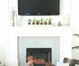 Parts Of A Fireplace Surround Awesome the Best Way to Adorn A Mantel with A Tv It