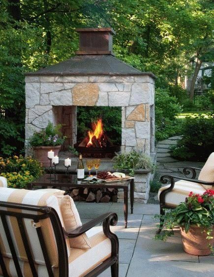 Patio Fireplace Lovely 42 Inviting Fireplace Designs for Your Backyard