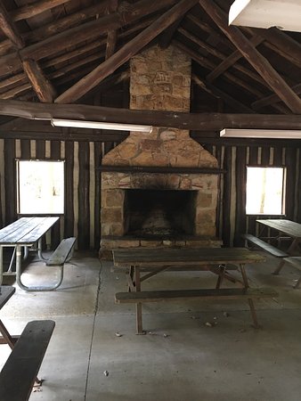 Beautiful Pavilion with Horse shoe playing right at it beautiful pavilion with