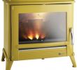 Pellet Stove Fireplace Unique Invicta Modena Wood Burning Stove 12kw Yellow Enamel £1880