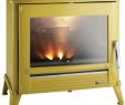 Pellet Stove Fireplace Unique Invicta Modena Wood Burning Stove 12kw Yellow Enamel £1880