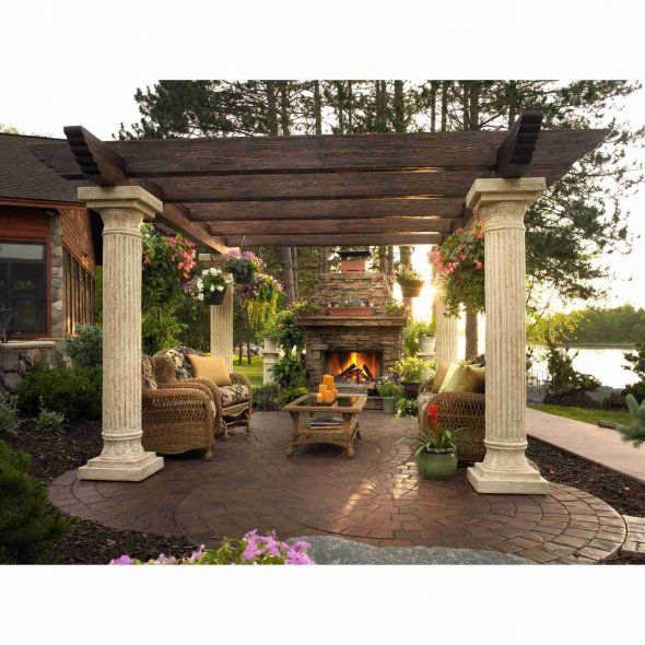 Pergola with Fireplace Fresh 44 Dream Pergola Plans Gardening