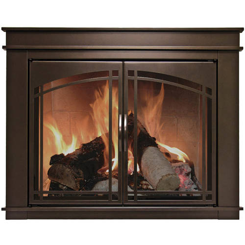 Pleasant Hearth Fireplace Doors Best Of Pleasant Hearth Farlane Cabinet Prairie Arch Style Fireplace Glass Door Oil Rubbed Bronze Fa 5700